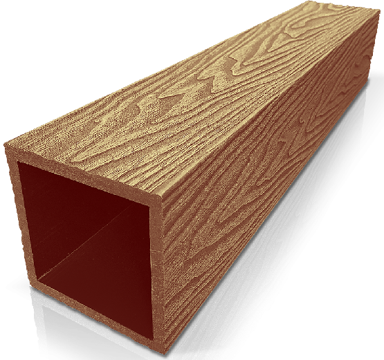 Столб ДПК 3D GardenParkett фактура дерева Бук купить в Каменск-Шахтинском