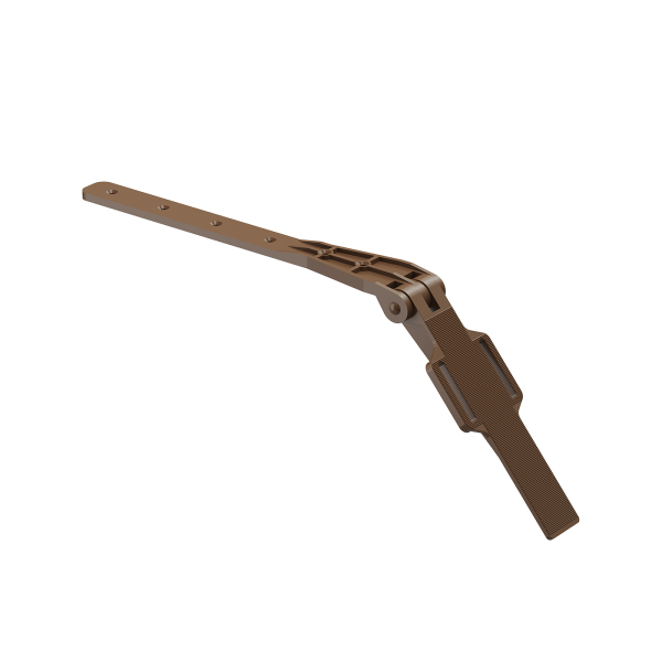 Крепление регулируемое для кронштейна желоба Docke Premium ПВХ - Каштан купить в Каменск-Шахтинском