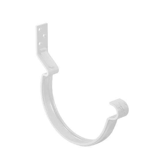 Водосток Aquasistem, система 150/100 - Крюк крепления желоба короткий RAL 9003 Белый купить в Каменск-Шахтинском