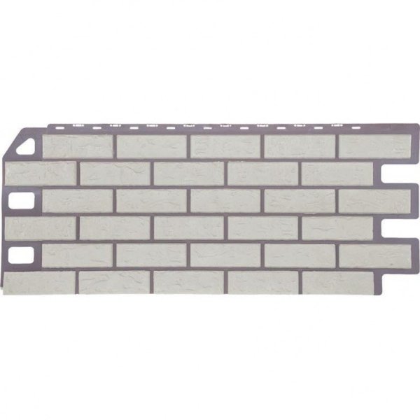 Фасадная панель FineBer, Кирпич, Мелованный белый купить в Каменск-Шахтинском