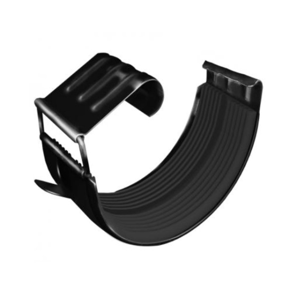 Водосток Grand Line 125x90 – Соединитель желоба RAL 9005 купить в Каменск-Шахтинском