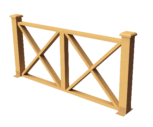 Ограждения декоративное ДПК GRINDERDECO Тауэр песчаник купить в Каменск-Шахтинском