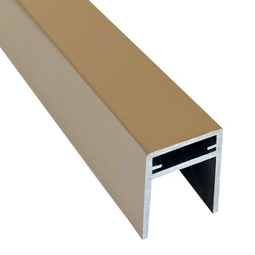 П-профиль Алюминиевый EasyDecking 35x25 Дуб купить в Каменск-Шахтинском