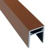 П-профиль Алюминиевый EasyDecking 35x25 Коричневый купить в Каменск-Шахтинском