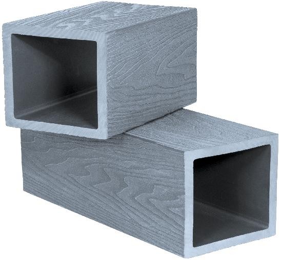 Столб опорный Polivan SINGARAJA 3D фактура дерева, серый купить в Каменск-Шахтинском