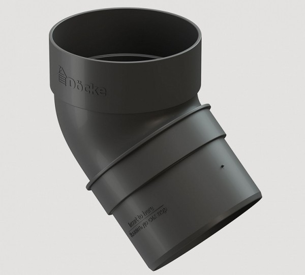 Колено 45˚ПВХ Docke STANDART серый купить в Каменск-Шахтинском