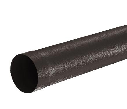 Водосток Aquasistem, Система 150/100 - Труба водосточная 1.00м RR 32 Тёмно-коричневый matt купить в Каменск-Шахтинском