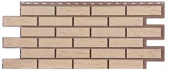 Фасадная панель T-Сайдинг-Кирпич Саман Пустынный купить в Каменск-Шахтинском