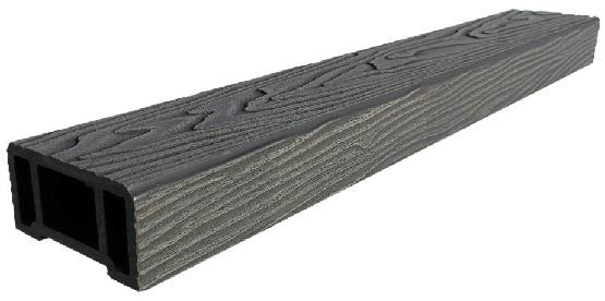 Перила ДПК 3D GardenParkett фактура дерева Графит купить в Каменск-Шахтинском