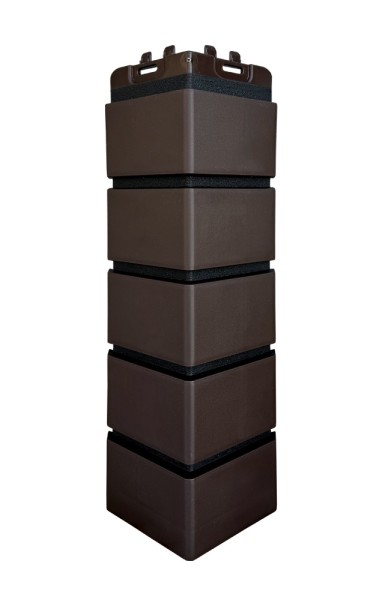 Угол Grand Line клинкерный кирпич ПРЕМИУМ Шоколадный (шов RAL 9005) купить в Каменск-Шахтинском