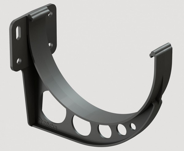 Кронштейн желоба ПВХ Docke STANDART серый купить в Каменск-Шахтинском