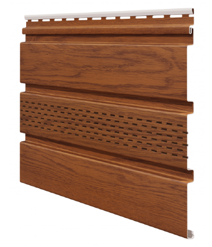 Софит ламинированный VOX NATURE с центральной перфорацией, Золотой-дуб купить в Каменск-Шахтинском