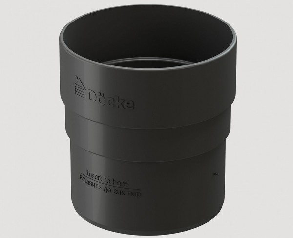 Муфта соединительная ПВХ Docke STANDART серый купить в Каменск-Шахтинском