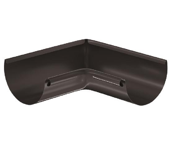 Водосток Aquasistem, система 150/100 - Угол желоба, внутренний 90° RR 32 Тёмно Коричневый купить в Каменск-Шахтинском