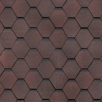 Гибкая черепица Shinglas, серия Классик, коллекция Кадриль – Гранат купить в Каменск-Шахтинском