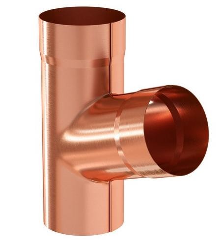 Водосток Aquasistem, система 150/100 - Тройник трубы медный купить в Каменск-Шахтинском