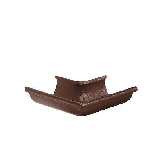 Водосток Aquasistem, Система 150/100 - Угол желоба, наружный 90° RAL 8017 Коричневый matt купить в Каменск-Шахтинском