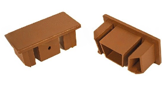 Заглушка для перил торцевая из алюминия GardenParkett Орех купить в Каменск-Шахтинском