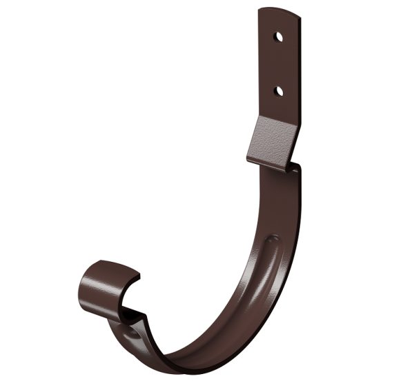 Карнизный крюк короткий (гнутый) D125 Döcke STAL PREMIUM Шоколад, (RAL 8019) купить в Каменск-Шахтинском