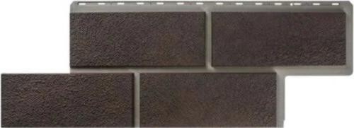 Фасадная панель Альта-Профиль Неаполитанский камень - Коричневый купить в Каменск-Шахтинском