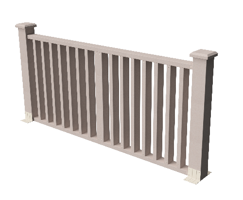 Ограждения декоративное ДПК GRINDERDECO  Риальто выбеленый дуб купить в Каменск-Шахтинском