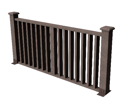 Ограждения декоративное ДПК GRINDERDECO Риальто венге купить в Каменск-Шахтинском