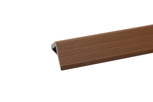 Уголок торцевой Ecodecking Скай коэкструзия 45х45х3000 Тик купить в Каменск-Шахтинском