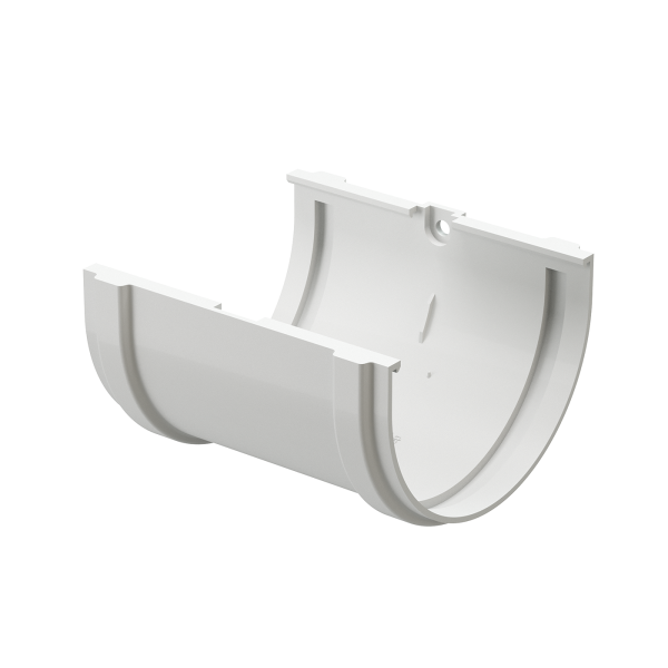 Соединитель желоба Docke Premium ПВХ - Пломбир купить в Каменск-Шахтинском