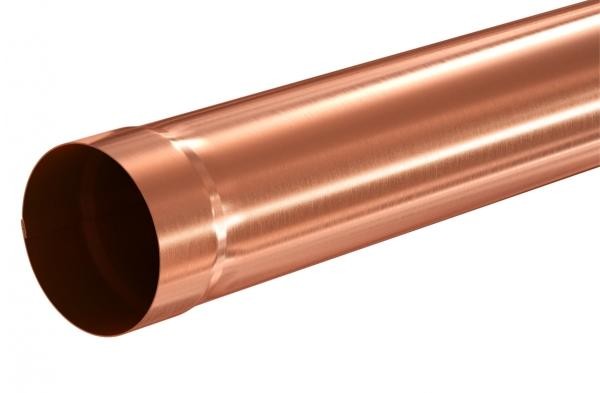 Водосток Aquasistem, система 125x90 - Соединительная труба 1 метр медная купить в Каменск-Шахтинском