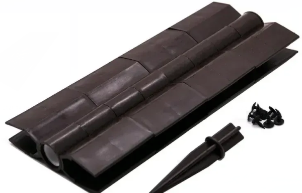 Угловой элемент поворотный, пластиковый от 60° до 300° для доски 300х30 мм из ДПК коричневый Holzhof купить в Каменск-Шахтинском