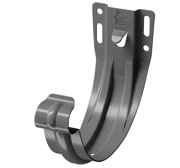Карнизный кронштейн (штампованный) D125 Döcke STAL PREMIUM Графит, (RAL 7024) купить в Каменск-Шахтинском