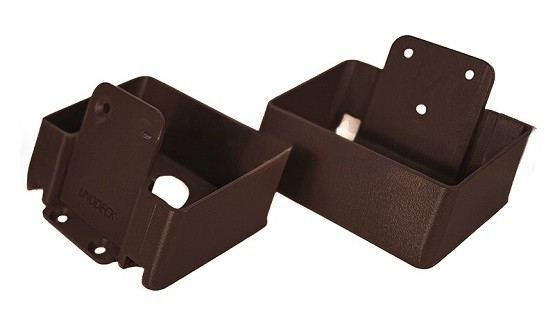 Крепления перил наклонное из алюминия GardenParkett Венге купить в Каменск-Шахтинском